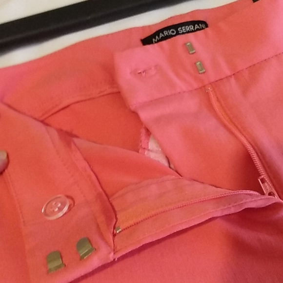 Mario Serrani Italy Coral Slim-Fit Dress Pants Women’s 14 NWT - Picture 2 of 13